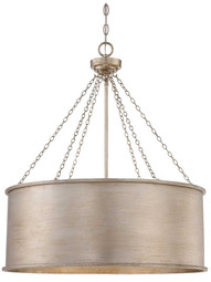 Rochester 6-Light Pendant in Silver Patina.
